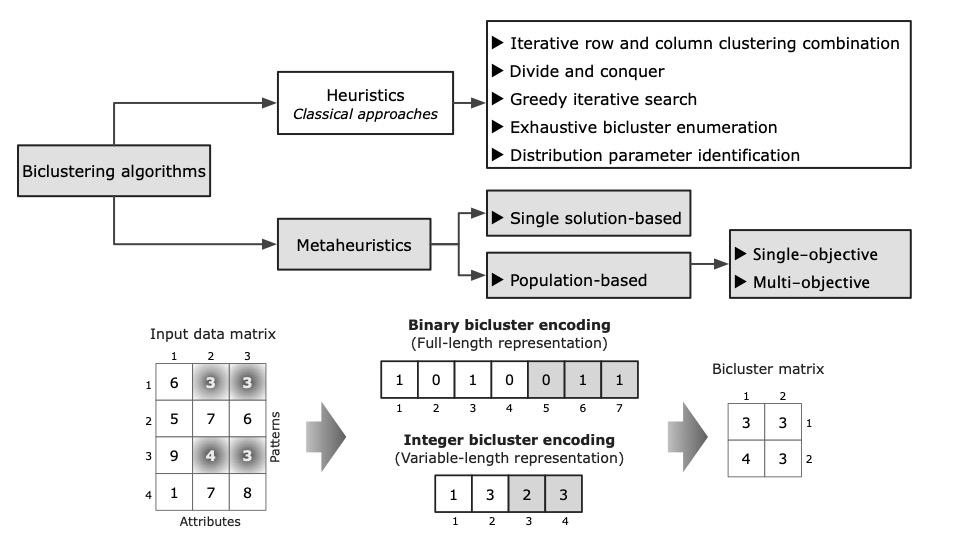 Biclustering Algorithms based on Metaheuristics: A Review